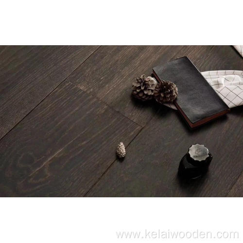 Chemical Brushed oak multilayer engineered wooden flooring